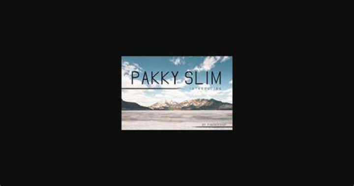 Pakky comin